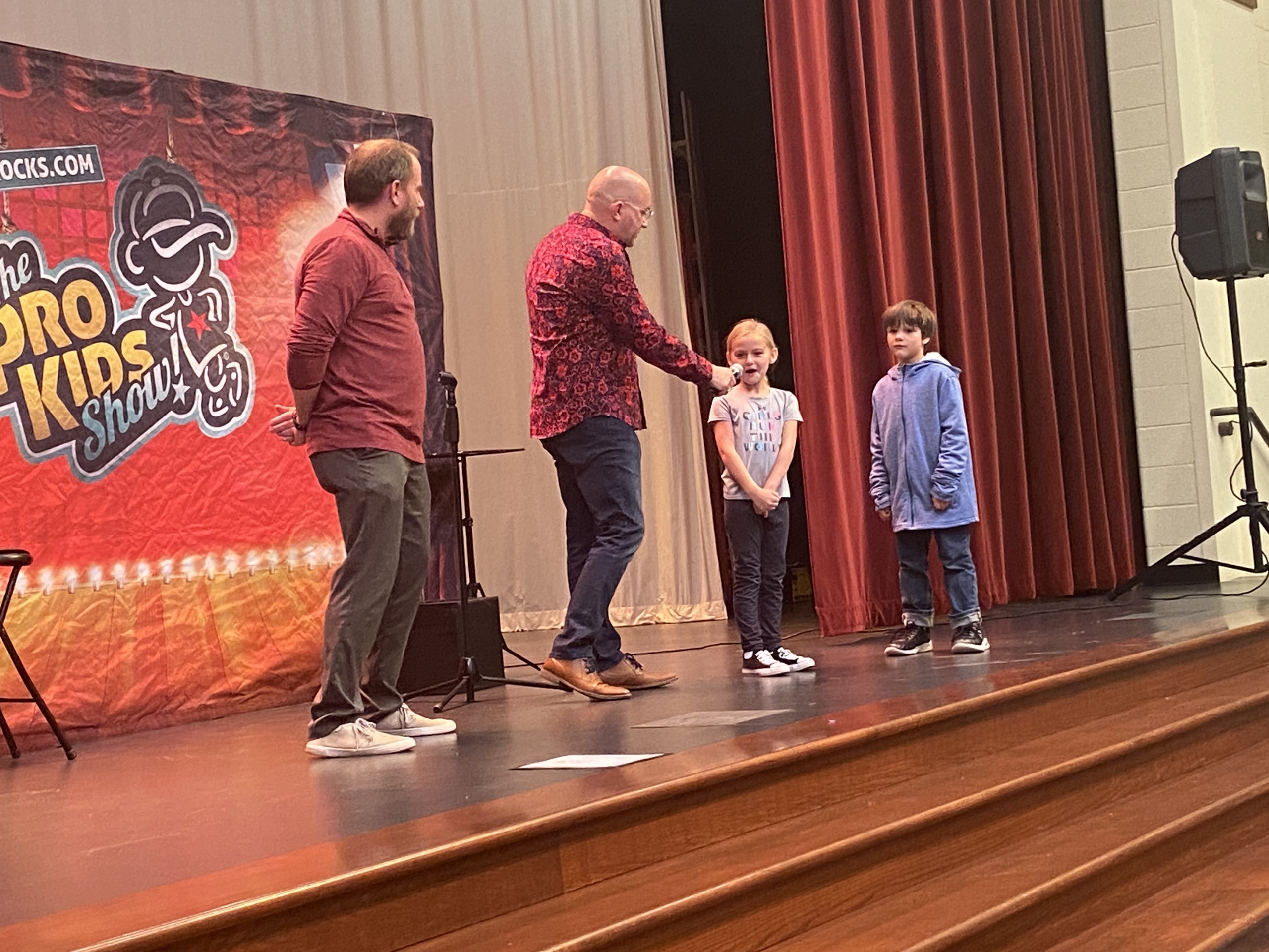 Prokids show held at Protsman Elementary School in October. It was such fun! There were day performances for the student body and an evening show for our families.
