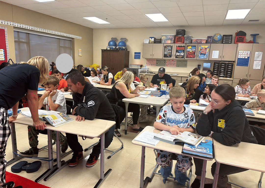 Mrs. Webber’s third grade class participated in a Side By Side in the afternoon Tuesday 9/24/24. Parents were able to interact and get a feel for what their child does every day in class.