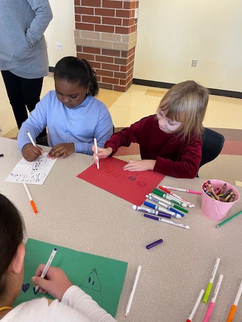 Protsman Pals made handmade Christmas cards for the residents living at Cedarhurst Senior Living Facility in Dyer. The students were so excited to spread cheer to others in our community!